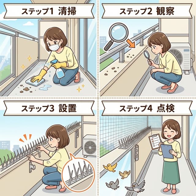 鳩よけ対策グッズ04